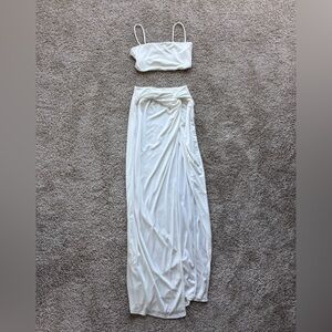 12th Tribe Ivory Maxi Skirt and Top